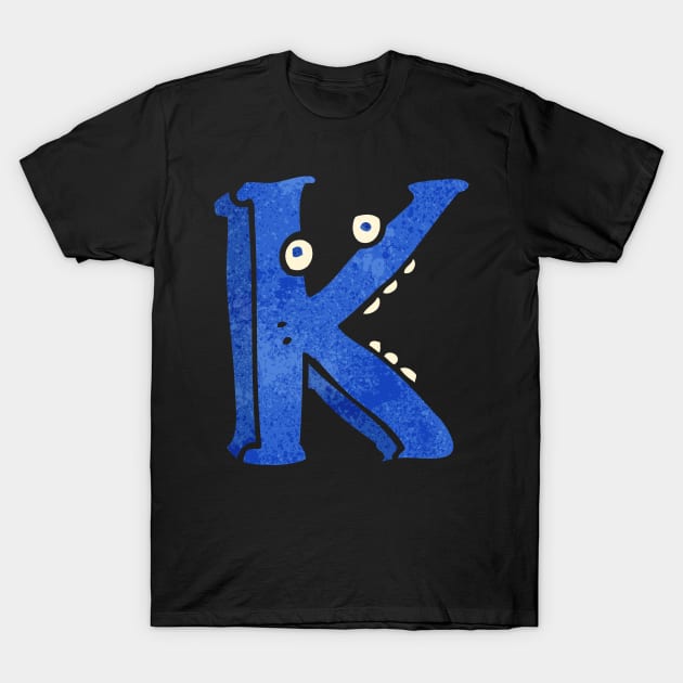 funny Letter,Christmas Gifts,A wonderful gift for those who start their name with K letter T-Shirt by rayanammmar